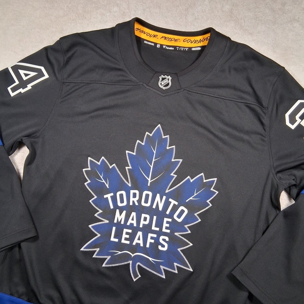Fanatics Hockey Jersey Mens L Black Toronto Maple Leafs Auston Matthews Next Gen